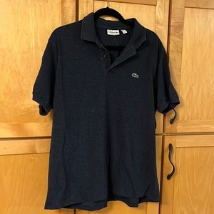 Lacoste Classic Fit polo Navy heathered XXL